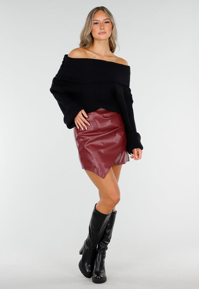 OP=OP.49.NL Zwarte Hoge Laarzen met Hak