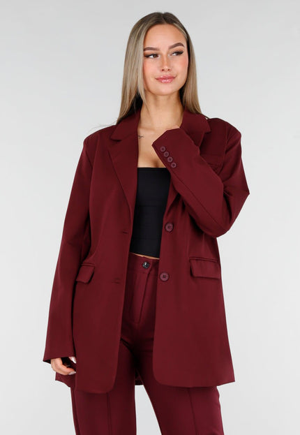 NEW070126 Bordeauxrode Blazer