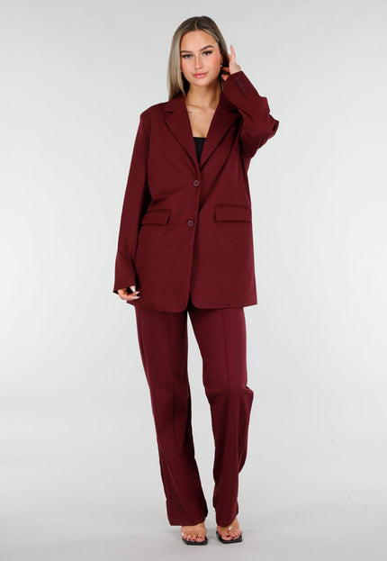 NEW070126 Bordeauxrode Blazer