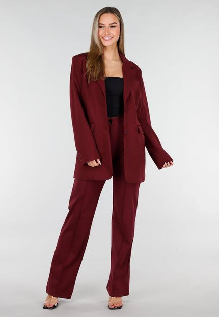 NEW070126 Bordeauxrode Blazer