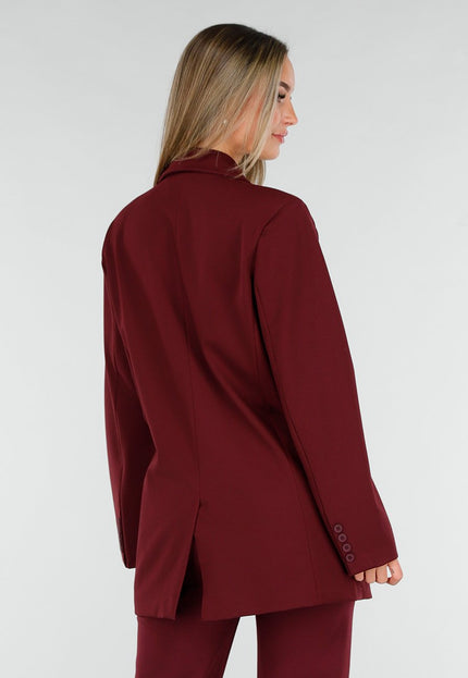 NEW070126 Bordeauxrode Blazer