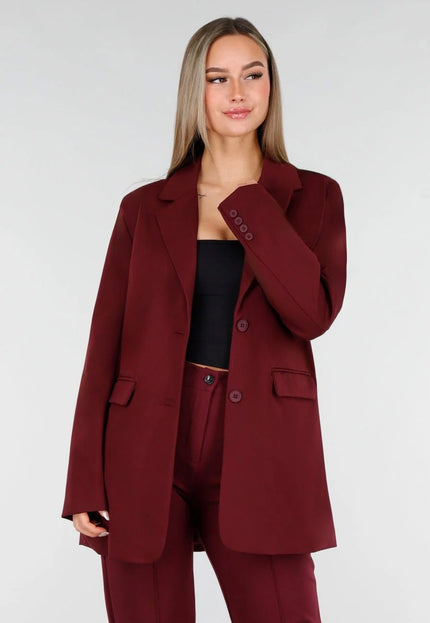 NEW070126 Bordeauxrode Blazer