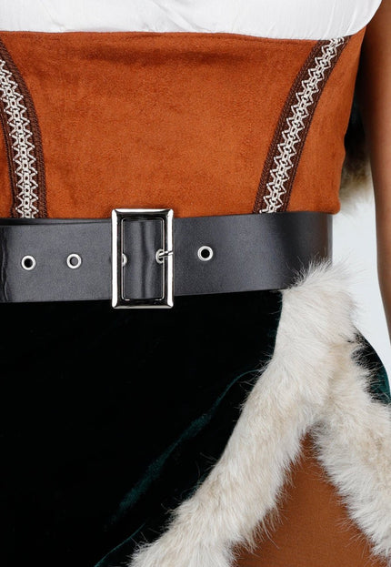 KOSTUUM Bruin Viking Kostuum