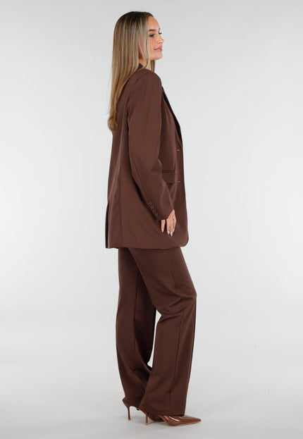 NEW070126 Bruine Oversized Blazer