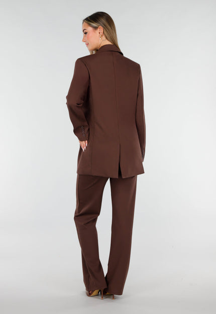 NEW070126 Bruine Oversized Blazer