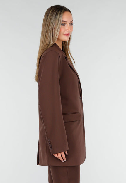 NEW070126 Bruine Oversized Blazer