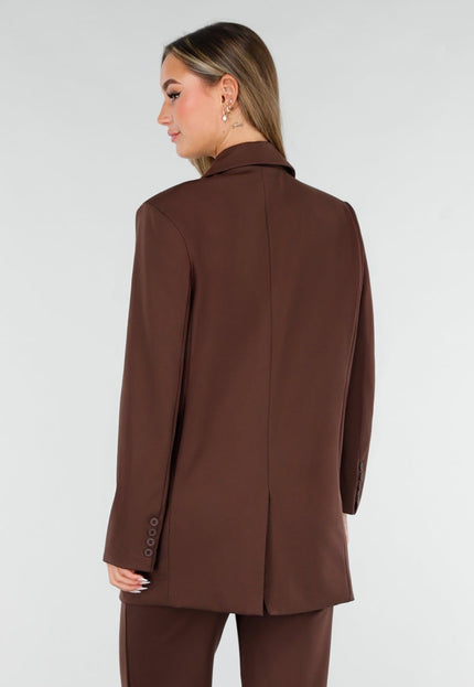 NEW070126 Bruine Oversized Blazer