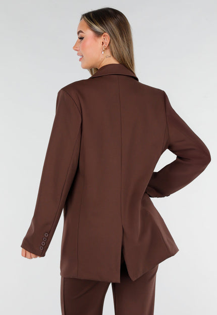 NEW070126 Bruine Oversized Blazer