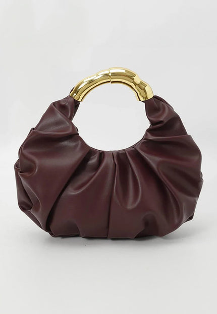 NEW070126 Handtas met Gouden Handvat