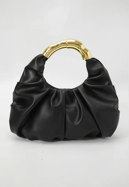 NEW070126 Handtas met Gouden Handvat