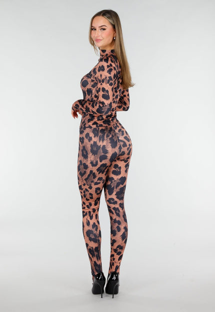 KOSTUUM Luipaard Print Two Piece Set