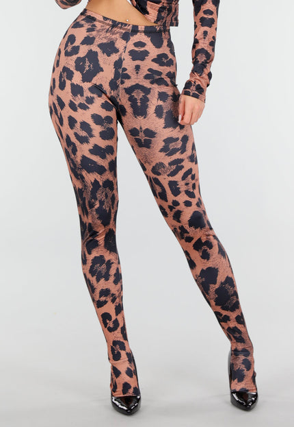 KOSTUUM Luipaard Print Two Piece Set