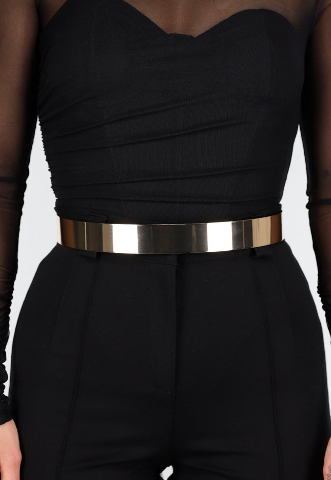 NEW070126 Metalen Ceintuur Goud