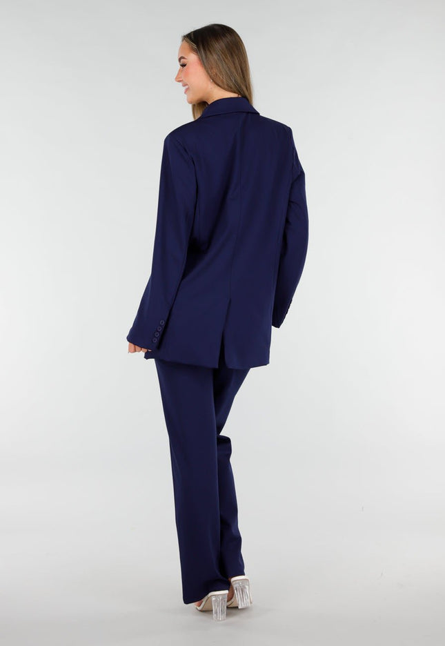 NEW070126 Navy Oversized Blazer