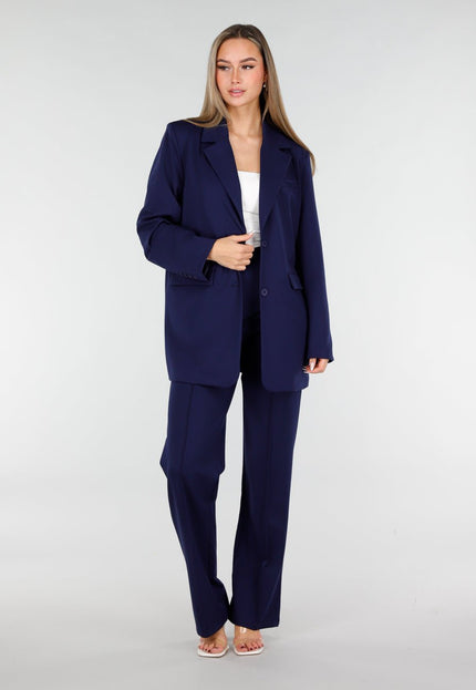 NEW070126 Navy Oversized Blazer