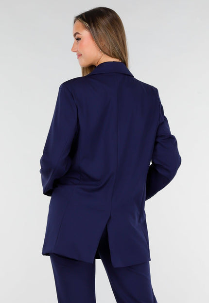 NEW070126 Navy Oversized Blazer