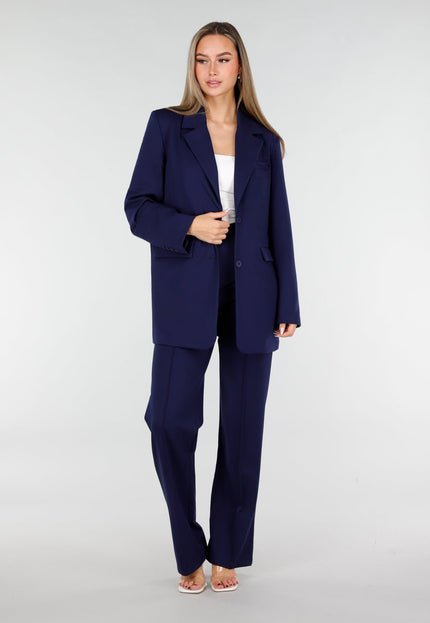 NEW070126 Navy Oversized Blazer