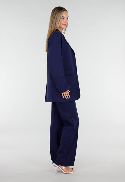 NEW070126 Navy Oversized Blazer