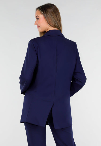 NEW070126 Navy Oversized Blazer