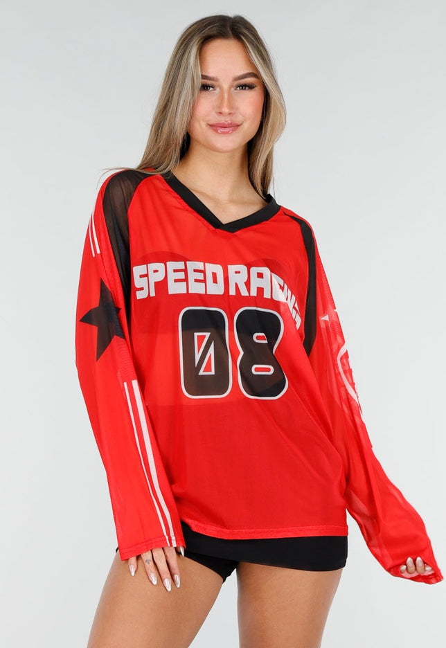 NEW070126 Rode Mesh Jersey Longsleeve