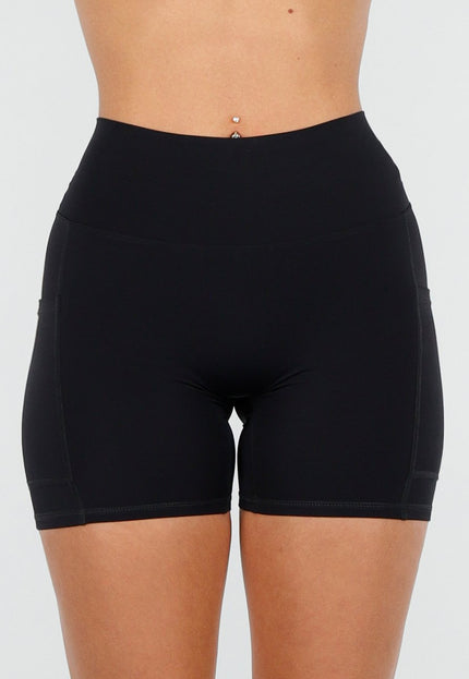 NEW070126 Zwarte High Waist Short