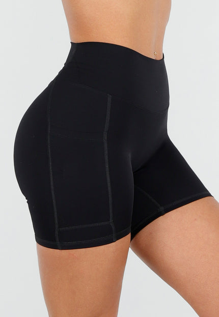 NEW070126 Zwarte High Waist Short