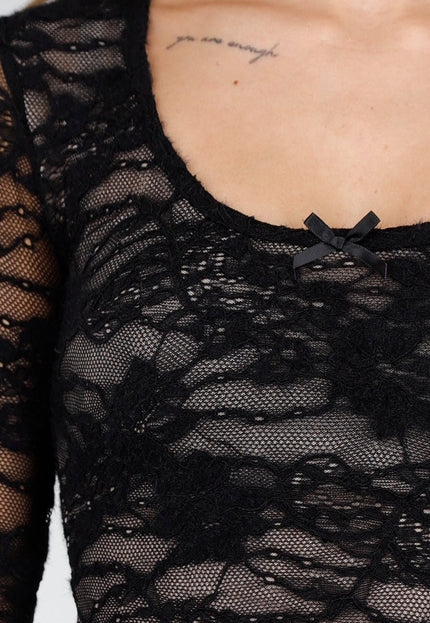 NEW070126 Zwarte Kanten Top