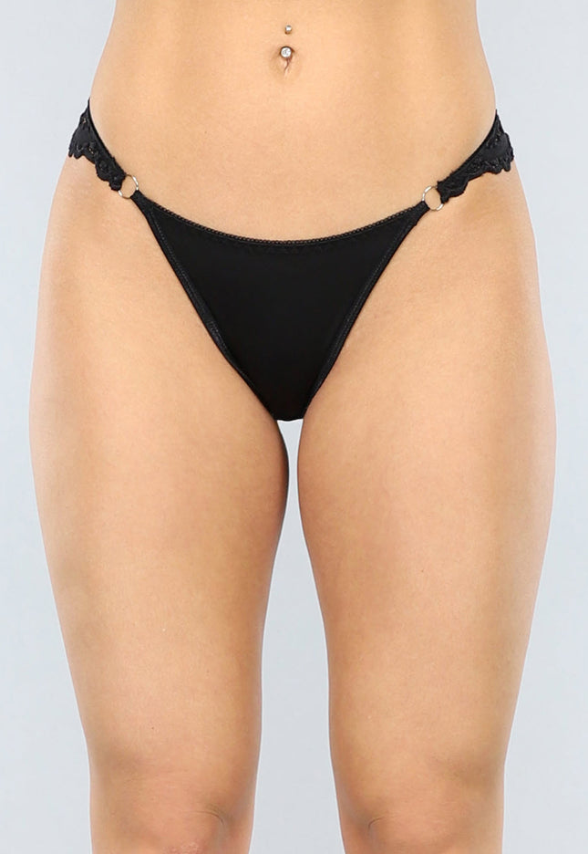 NEW0702 Brazilian Slip met Kanten Achterkant