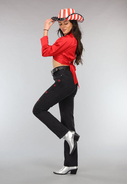 NEW0702 Hoed met Amerikaanse Vlag Opdruk