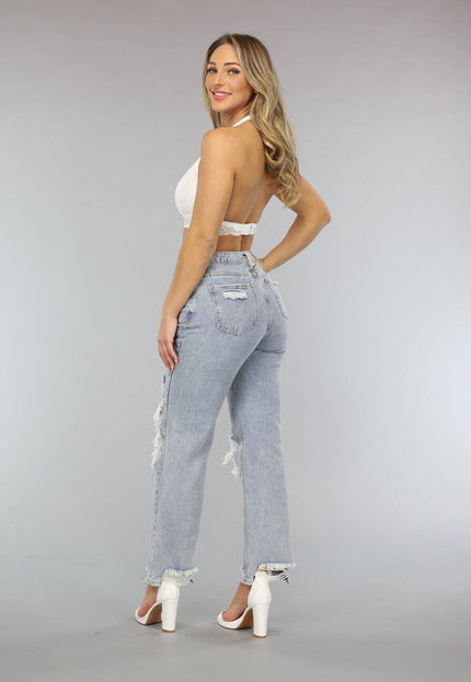 NEW0702 Witte Kanten Bralette