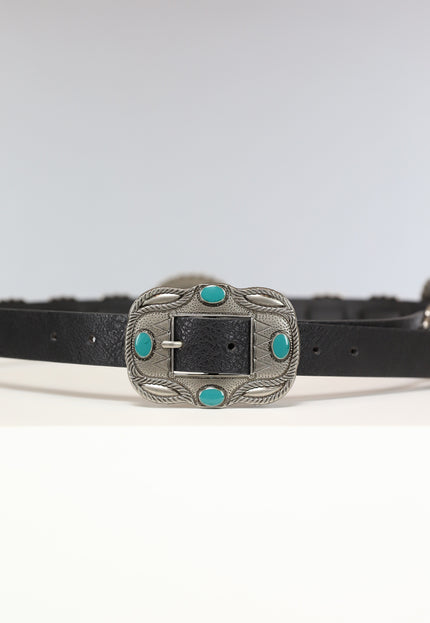 NEW0702 Zwarte Cowboy Riem