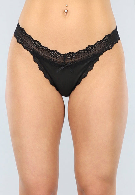 NEW0702 Zwarte Kanten Butterfly String