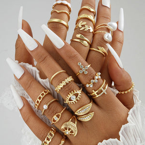 NEW070525 Diverse Verstelbare Ringen Set