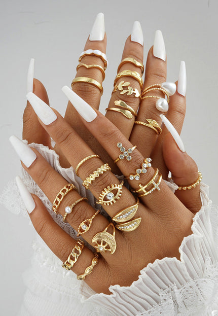 NEW070525 Diverse Verstelbare Ringen Set