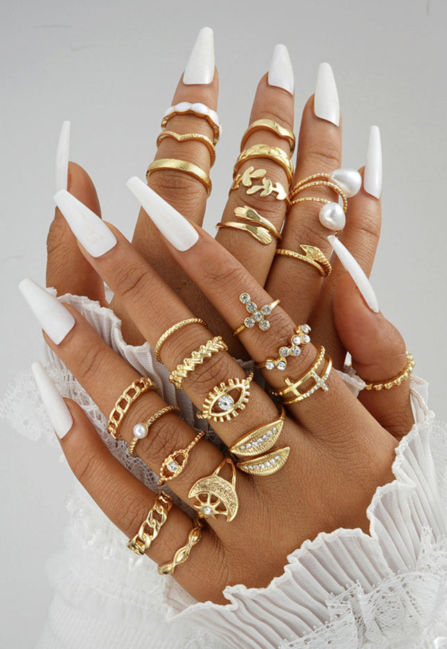 NEW070525 Diverse Verstelbare Ringen Set