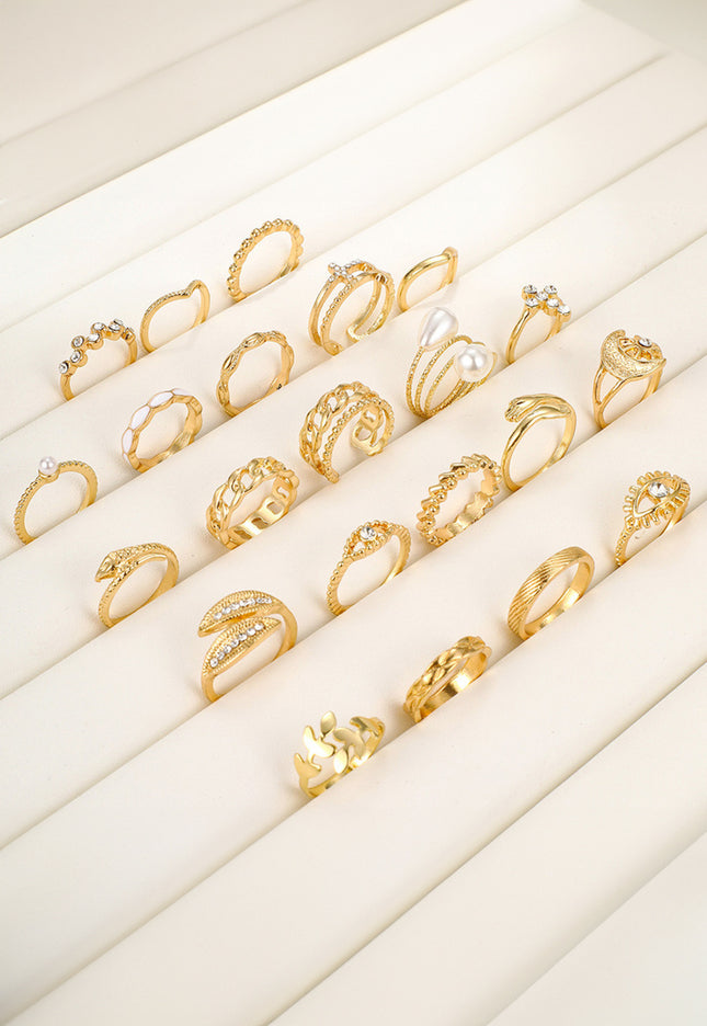 NEW070525 Diverse Verstelbare Ringen Set