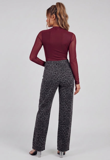 NEW071026 Bordeaux Mesh Body met Overslag