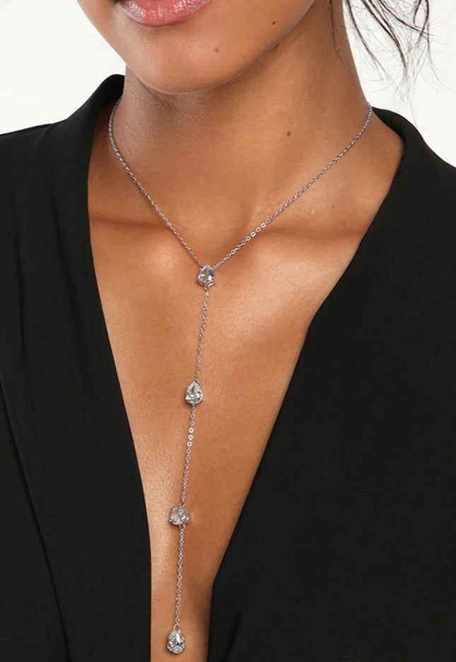 NEW0803 Zilveren Druppel Hals Bodychain