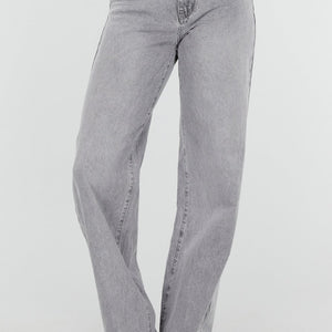 NEW080426 Grijze Wide Leg Tall Jeans