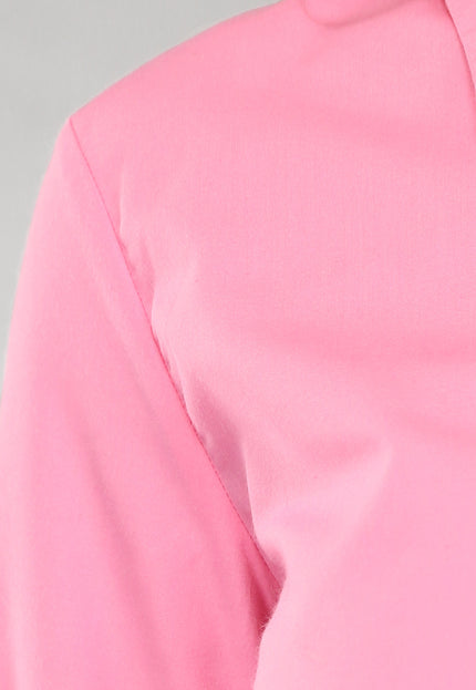 NEW0805 Korte Roze Blouse
