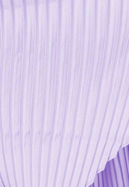 NEW0805 Lila Glanzend Rib Sjaaltje