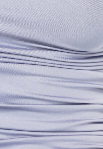 NEW0805 Longsleeve Bodycon Jurk met Split in Lavendel