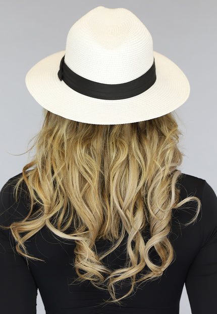 NEW0806 Witte Basic Hoed