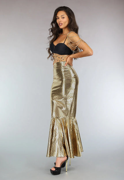 NEW0806 Zwarte Bikinitop met Gouden Details