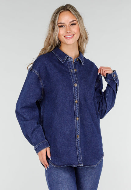Redial Jeans Blauwe Denim Blouse