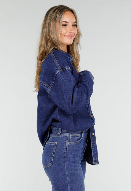 Redial Jeans Blauwe Denim Blouse