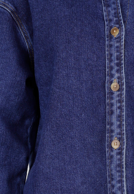 Redial Jeans Blauwe Denim Blouse