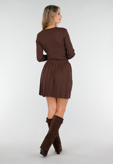 NEW081025 Bruine Matchende Stretch Set