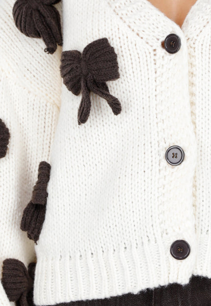 OP=OP.02.NL Crème Vest met Strikken