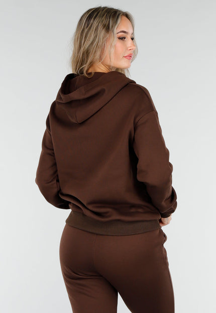 NEW081025 Donkerbruin Joggingpak